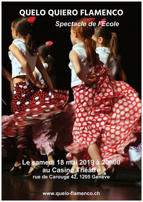 Spectacle de l’école: “Quelo Quiero Flamenco” le samedi 18 mai 2019